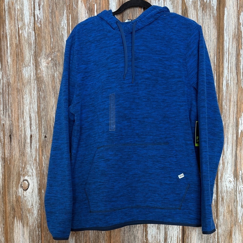 NWT Blue Hooded Sweatshirt, size large